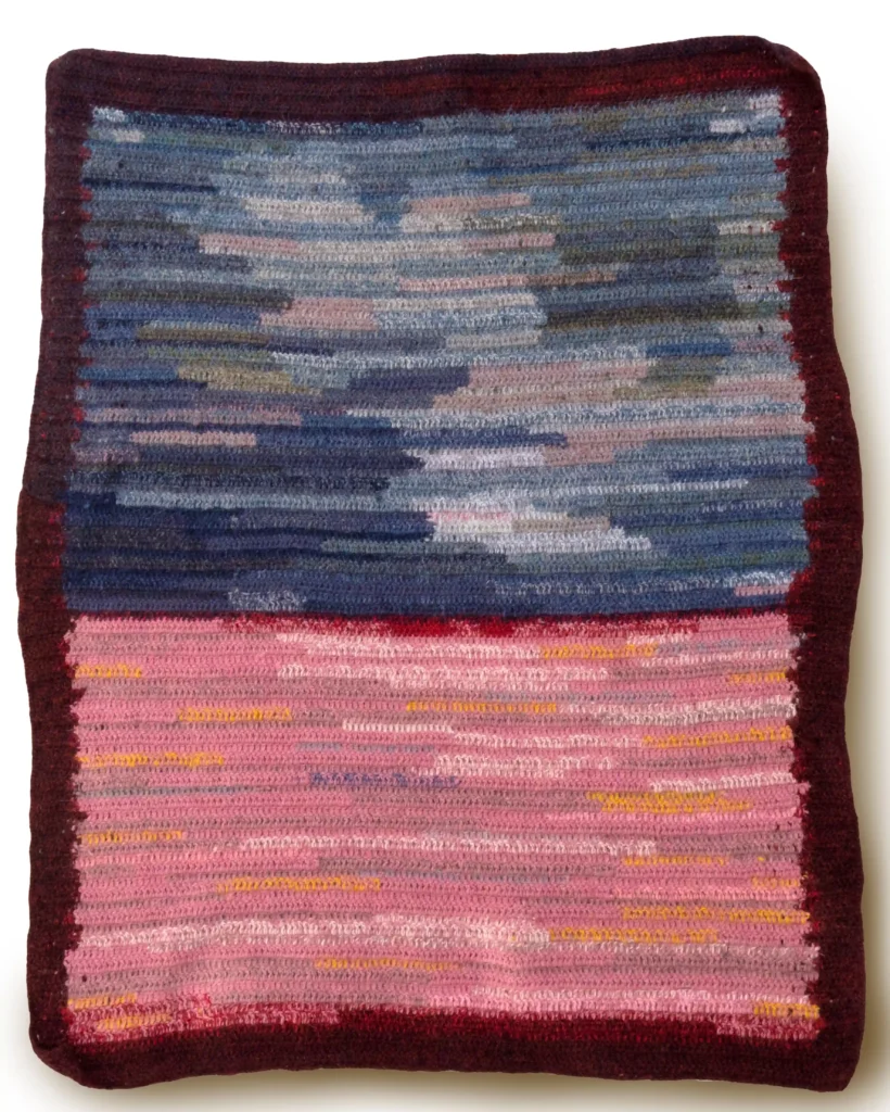 sandra gamarra rothko ii, 2011 alpaca fiber and cotton 96 x 86 cm