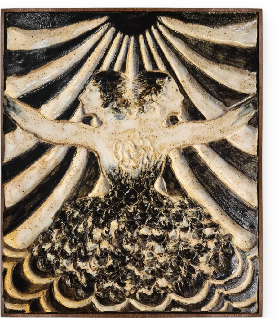 p19 luciano maia falsos 2026 cerâmica esmaltada 25 x 30 cm sombra tripla
